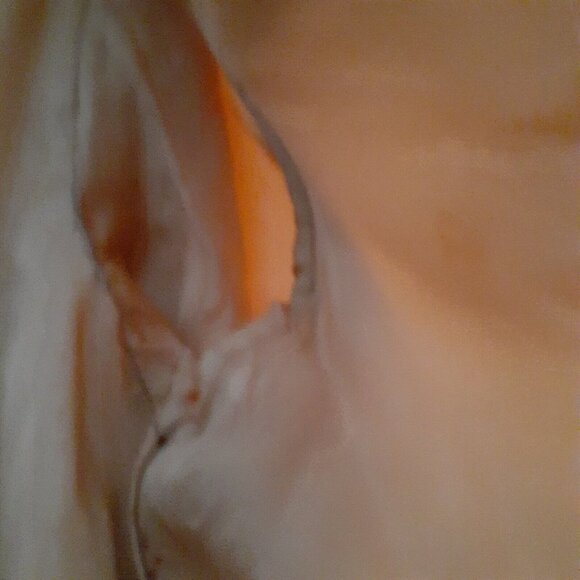 Vintage Mid Century Double Breasted Coat Beige Pea Coat Style USA Union Made L - Picture 10 of 12